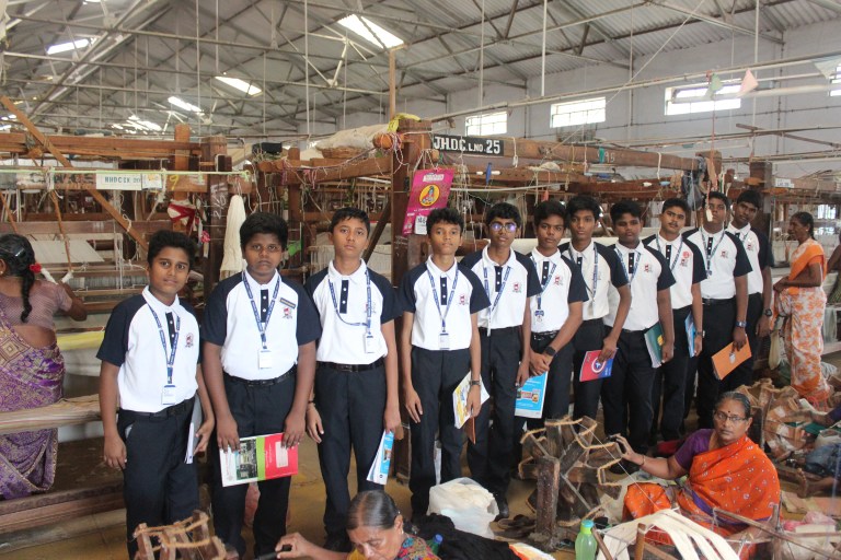 Erode Public School - Chencoptex Visit